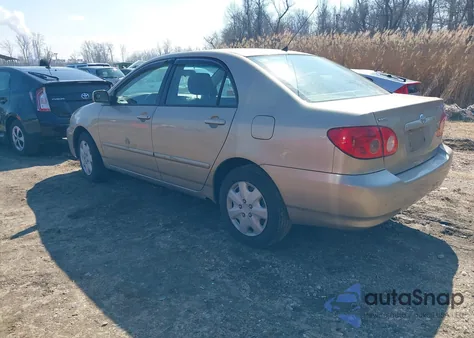 2005 Toyota Corolla Le z USA, uszkodzony, nr VIN 2T1BR32E75C557929